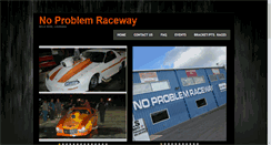 Desktop Screenshot of noproblemraceway.com